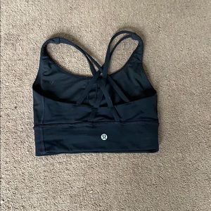 Lululemon Black Strappy Back Sports Bra